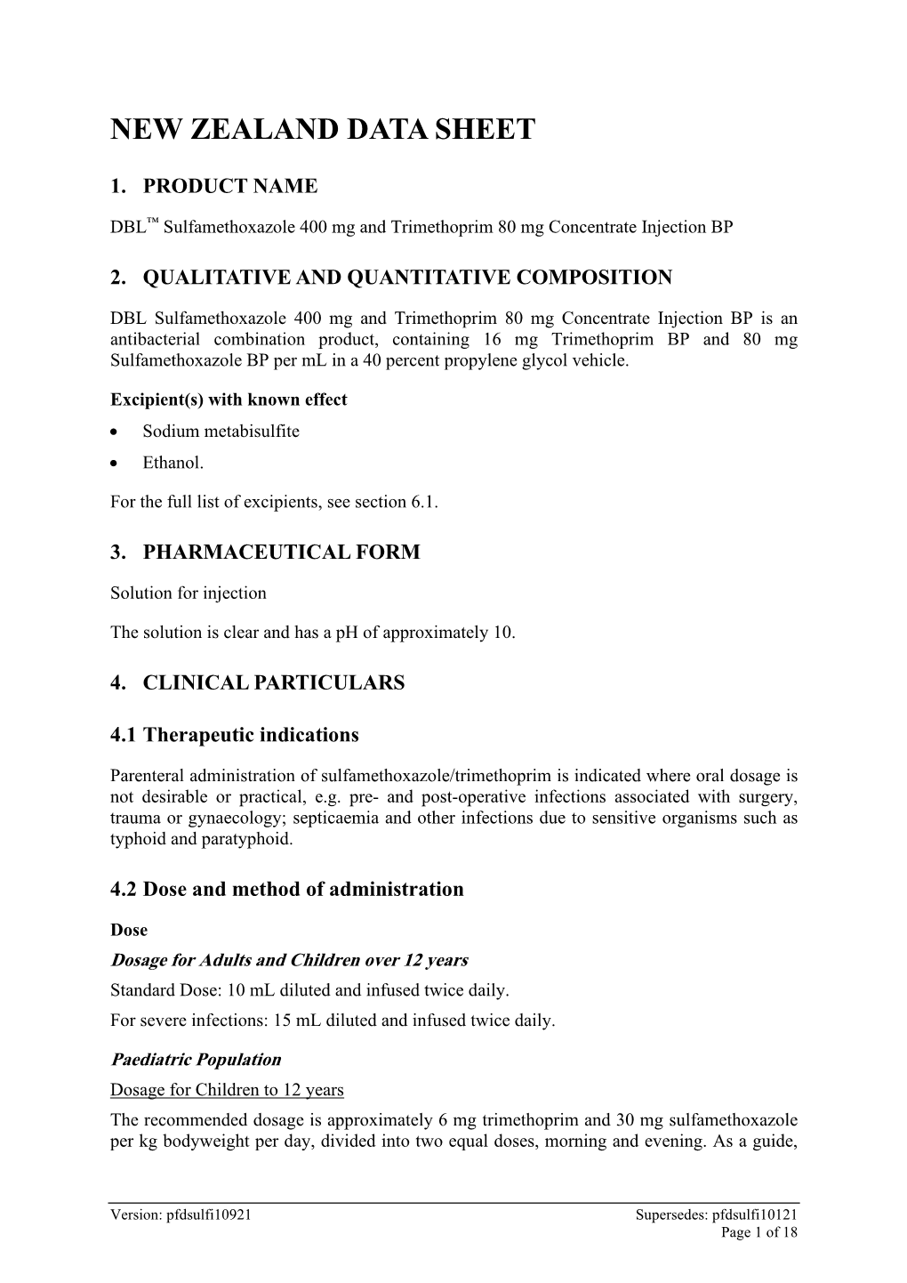 Data Sheet Template