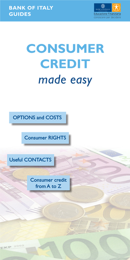 CONSUMER CREDIT Made Easy