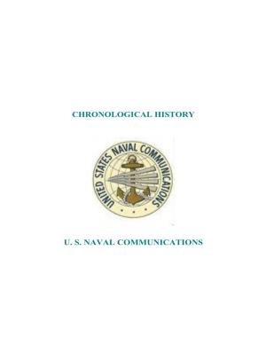 Chronological History U. S. Naval