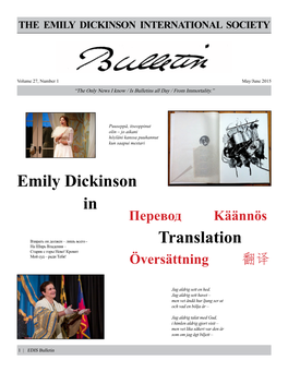Emily Dickinson in Translation