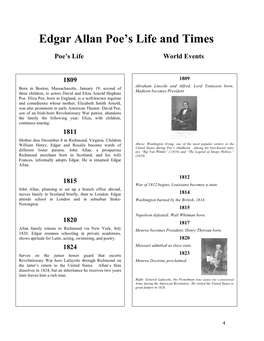 Poe Educator Information Packet 2008