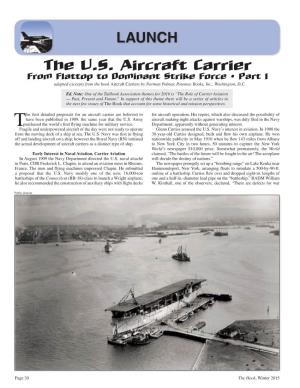 The U.S. Aircraft Carrier LAUNCH