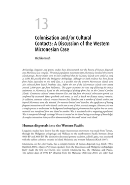 A Discussion of the Western Micronesian Case