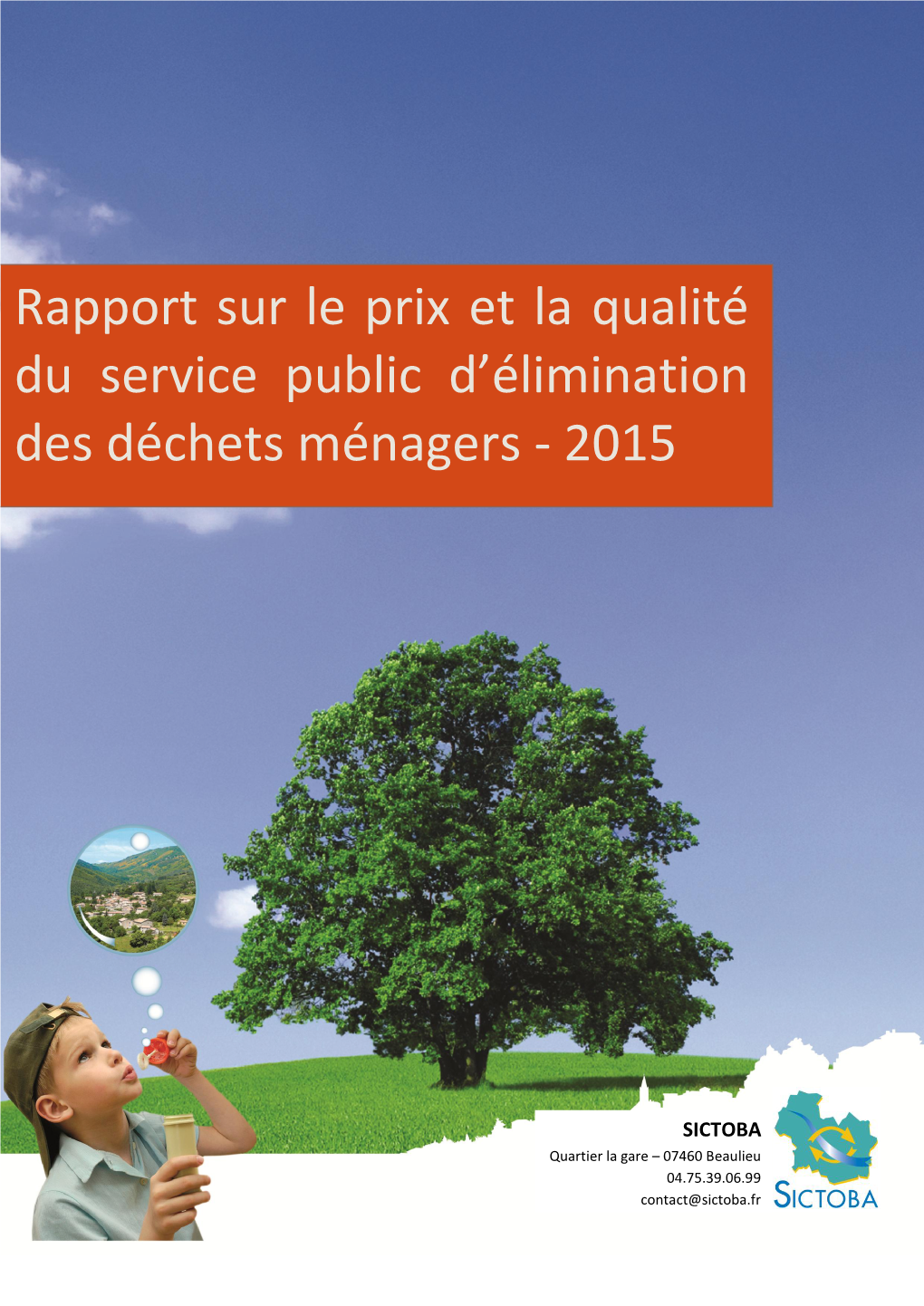 Rapport Sur Le Prix Et La Qualité Du Service Public D'élimination Des