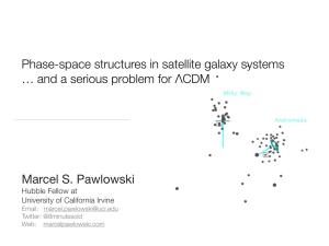 Marcel S. Pawlowski Phase-Space Structures in Satellite Galaxy Systems