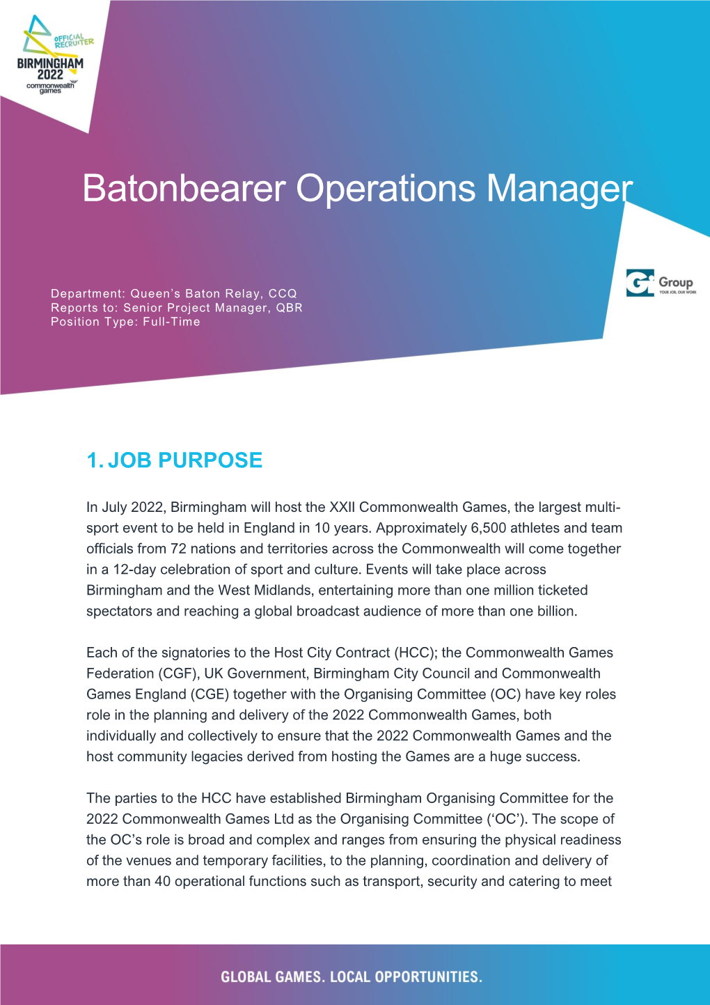 Batonbearer Operations Manager