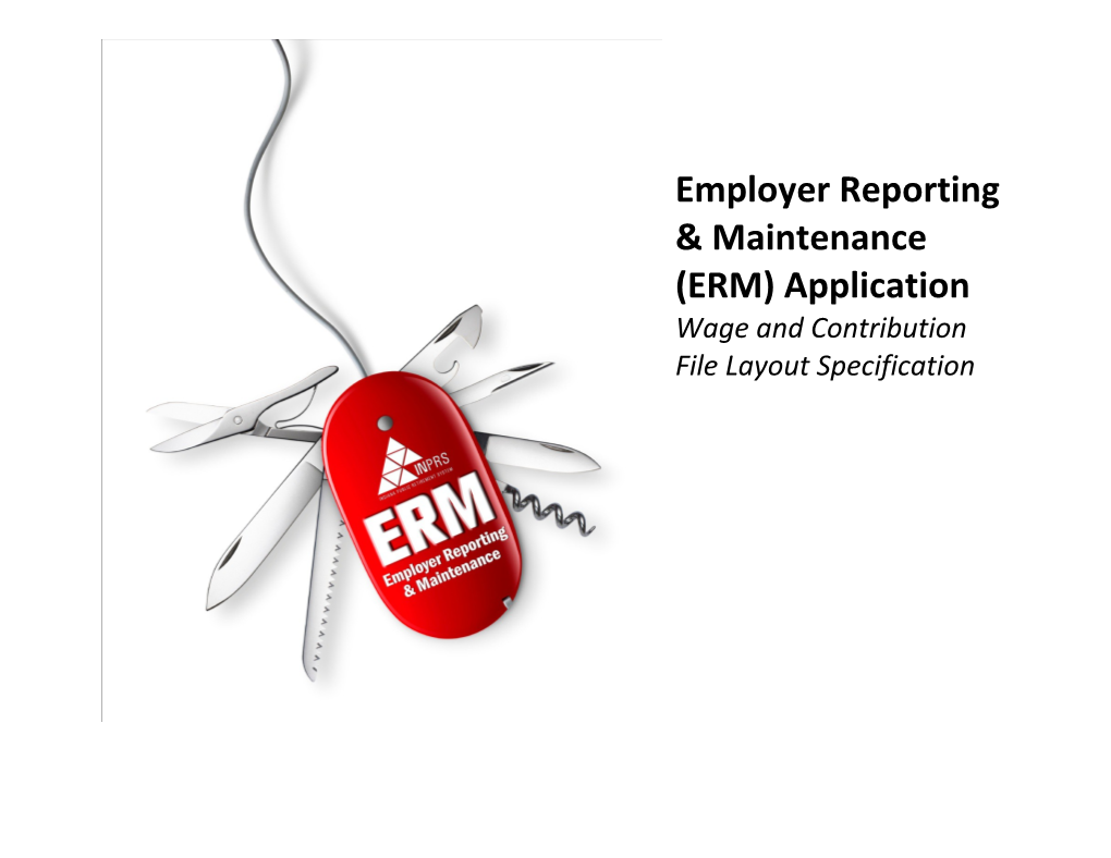 Wage and Contribution Payroll File Layout Specification