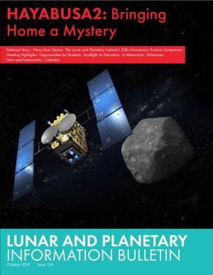 Lunar and Planetary Information Bulletin