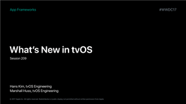 209 Whats New in Tvos 02 D.Key