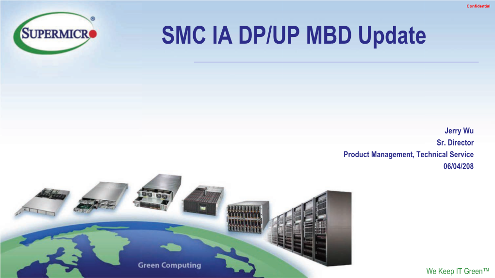 SMC IA DP/UP MBD Update