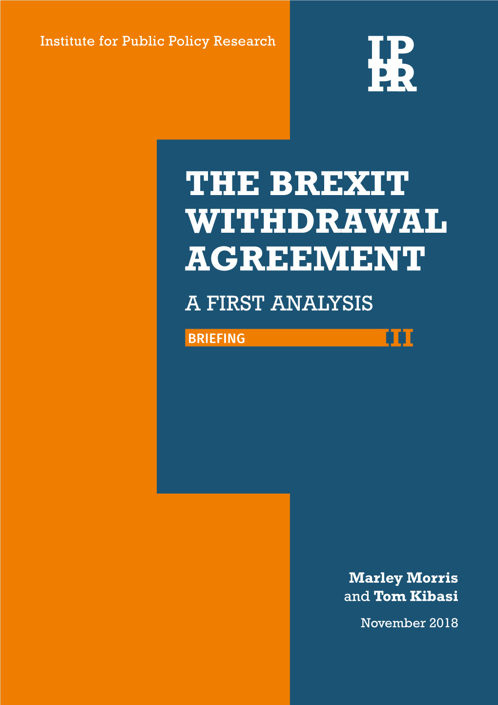 The Brexit Withdrawal Agreement a First Analysis