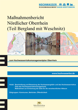 Maßnahmenbericht Nördlicher Oberrhein (Bergland Mit Weschnitz)