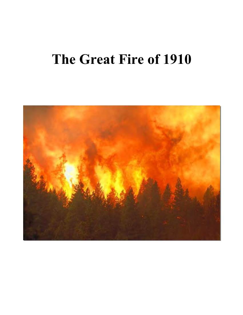 The Great Fire of 1910