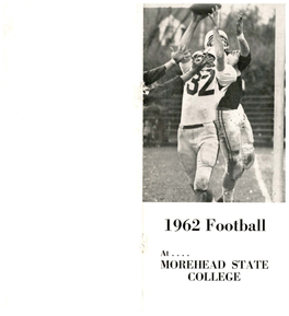 1962 Football at ...Morehead State College