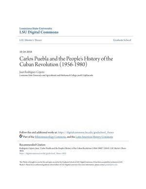 Carlos Puebla and the People's History of the Cuban Revolution (1956-1980)