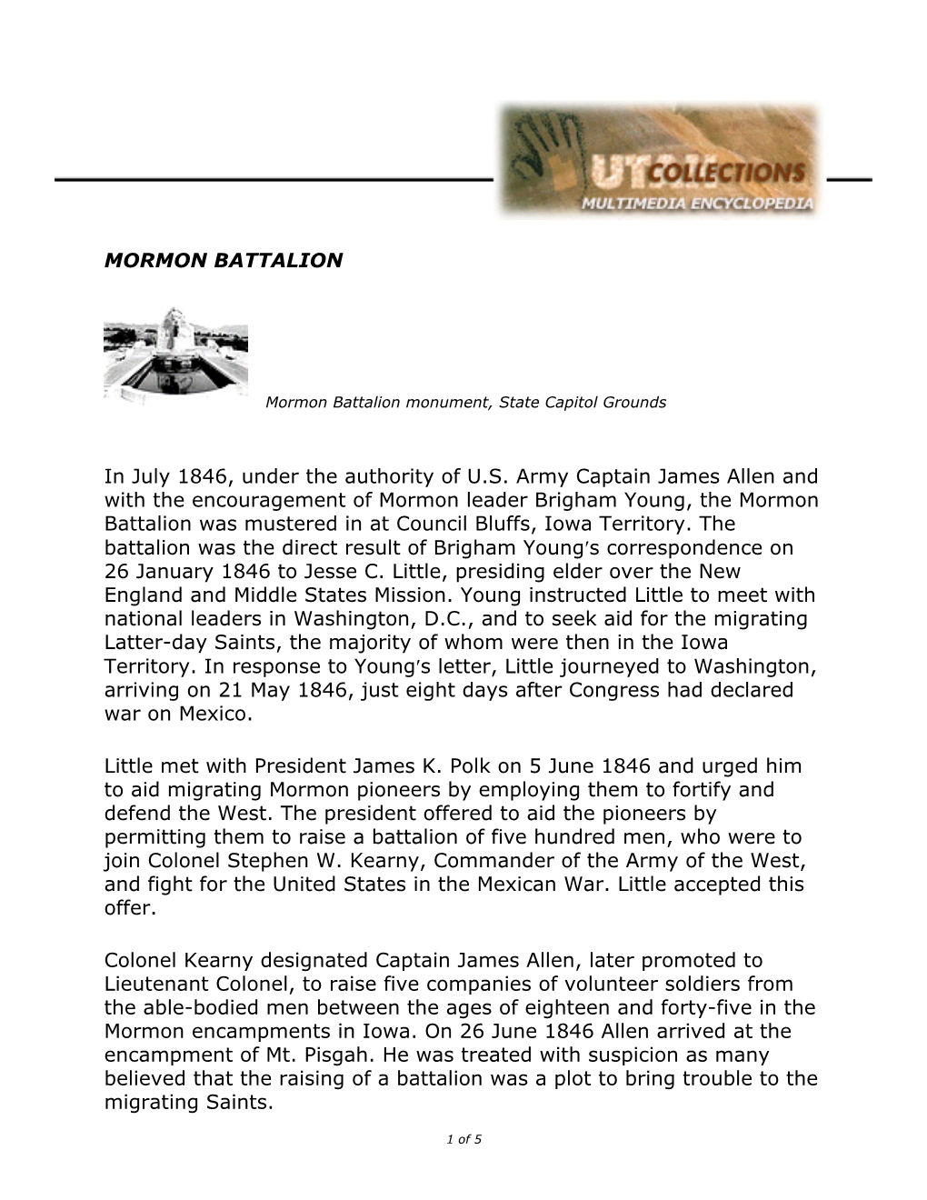 Utah History Encyclopedia