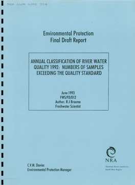 Environmental Protection Final Draft Report