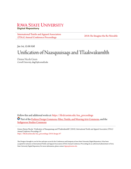 Unification of Naasquuisaqs and Tlâ•Žaakwakumlth