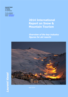 2014 International Report on Snow & Mountain Tourism