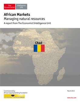 African Markets Managing Natural Resources a Report from the Economist Intelligence Unit