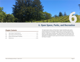 Open Space, Parks, and Recreation 6 6