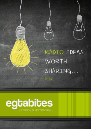 Radio Ideas Worth Sharing… 2013