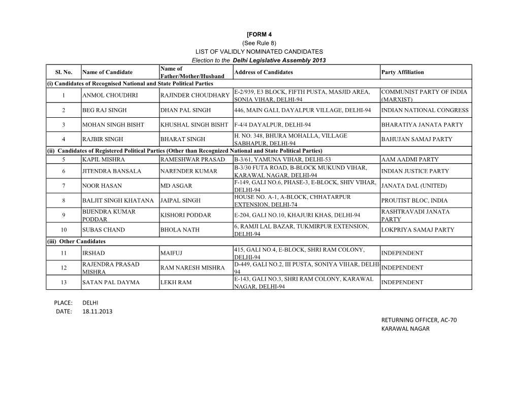 Form 4 AC-70