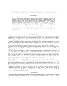 Computer Bounds for Kronheimer-Mrowka Foam Evaluation