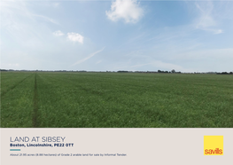 Land at Sibsey Boston, Lincolnshire, PE22 0TT