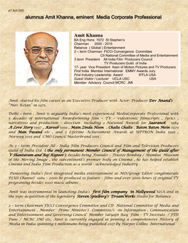 Pt Ach 020 Alumnus Amit Khanna Eminent Media Corporate