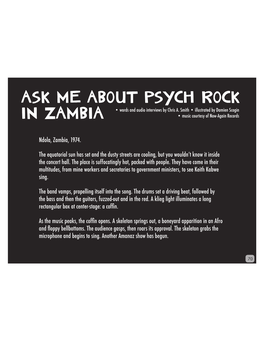 Ask Me About Psych Rock in Zambia