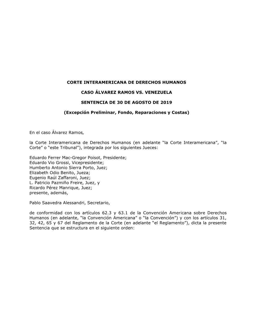 Caso López Soto Y Otros Vs. Venezuela. Sentencia De 26 De