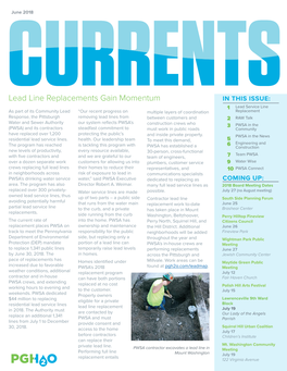 Lead Line Replacements Gain Momentum