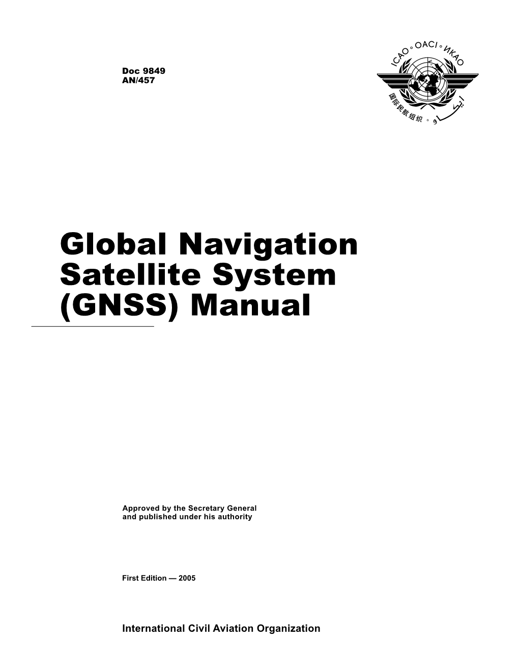 Global Navigation Satellite System (GNSS) Manual DocsLib