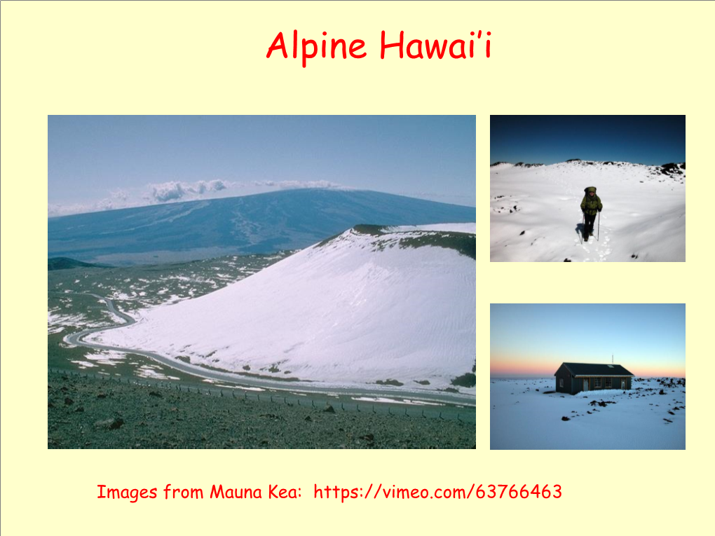 Alpine Hawai'i