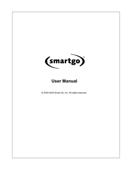 User Manual for Smartgo 1