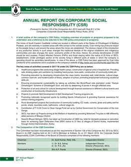 CSR | Secretarial Audit Report