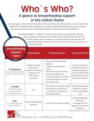 Breastfeeding Support Credentials
