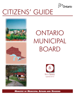 Citizens' Guide 6: Ontario Municipal Board