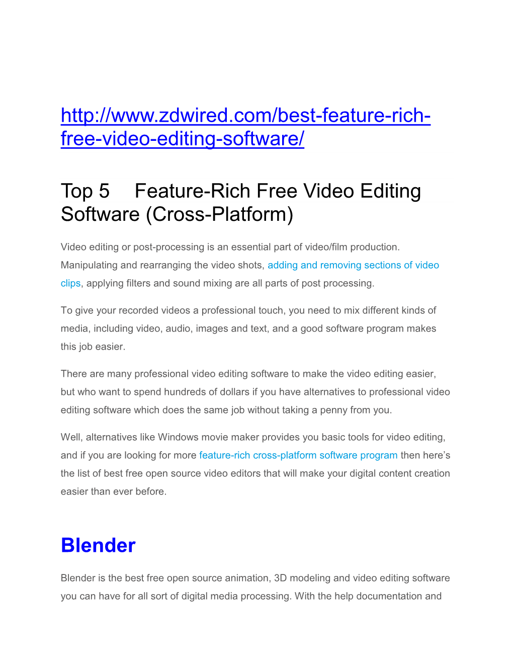 Free-Video-Editing-Software