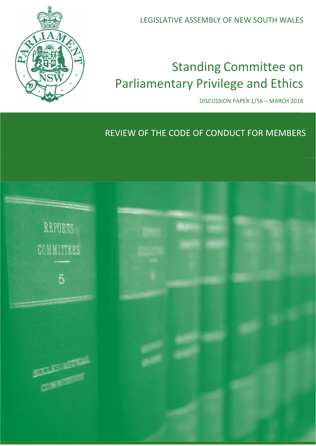 Standing Committee on Parliamentary Privilege and Ethics
