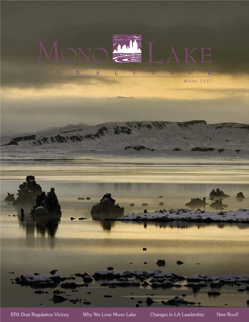 2007 Winter Mono Lake Newsletter