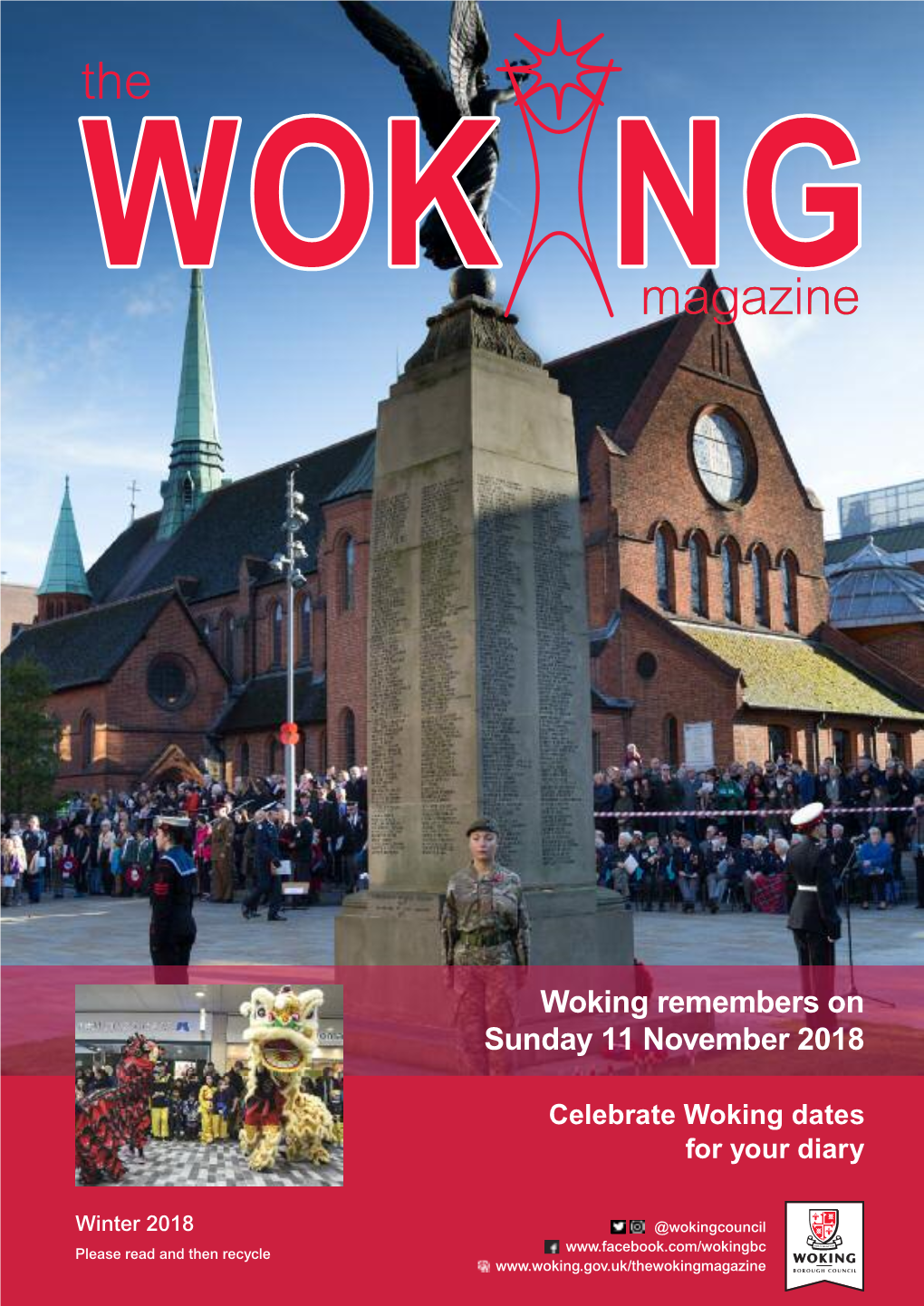 Woking Remembers on Sunday 11 November 2018