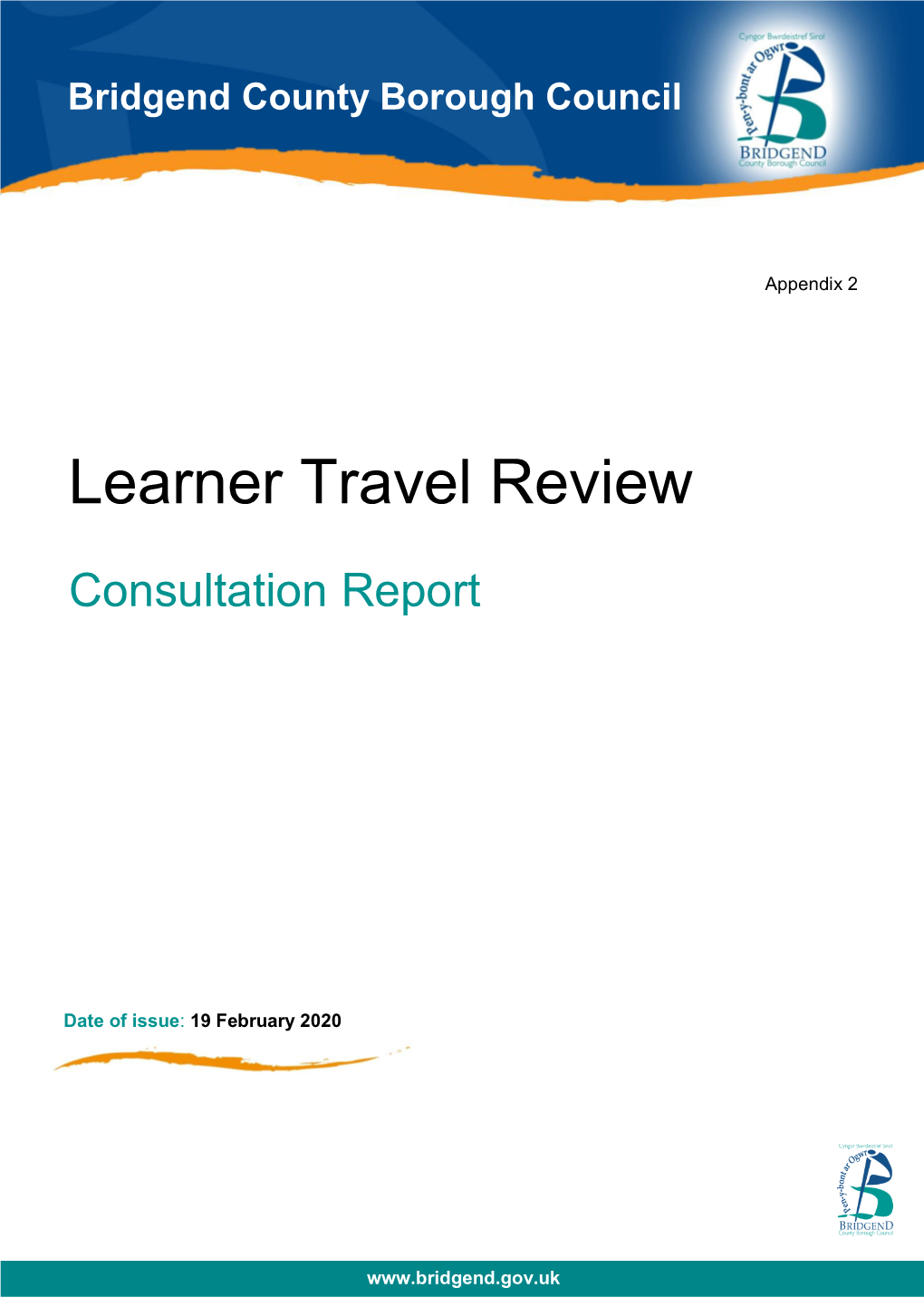 Appendix 2 Learner Travel Consultation Report February 2020