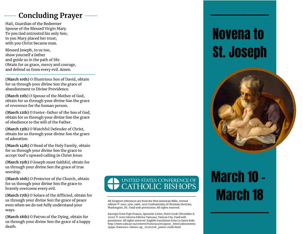 Novena to St. Joseph