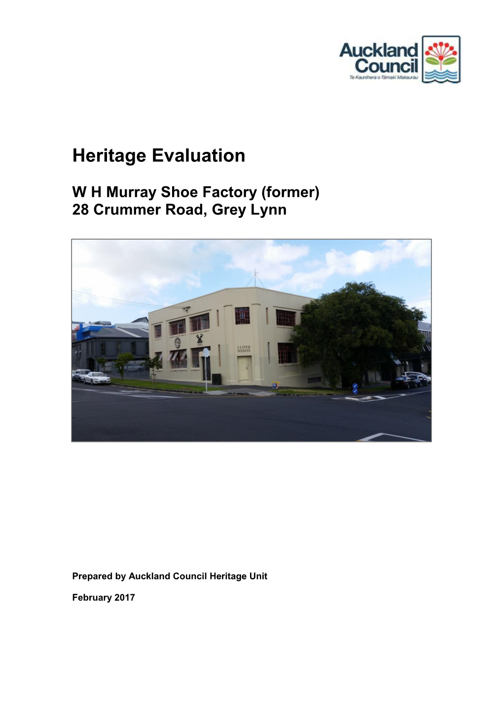 Heritage Evaluation