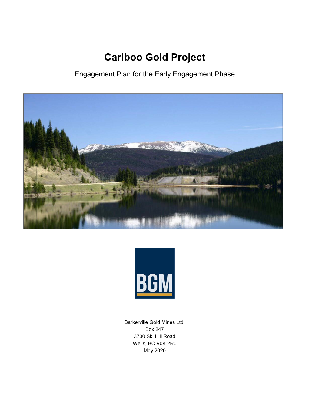 Cariboo Gold Project
