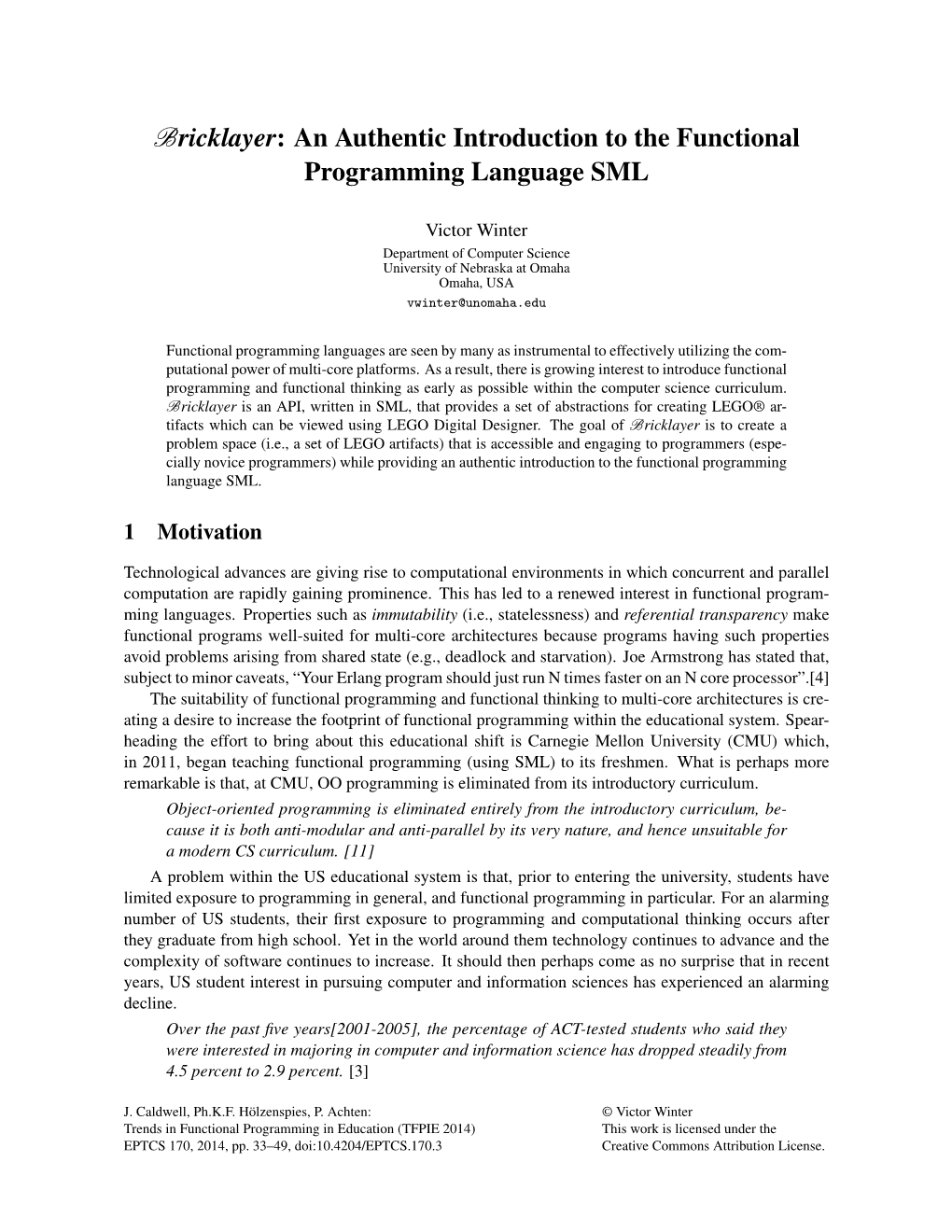 An Authentic Introduction to the Functional Programming Language SML