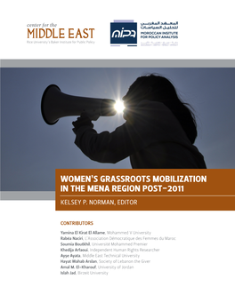 Women's Grassroots Mobilization in the MENA Region Post-2011