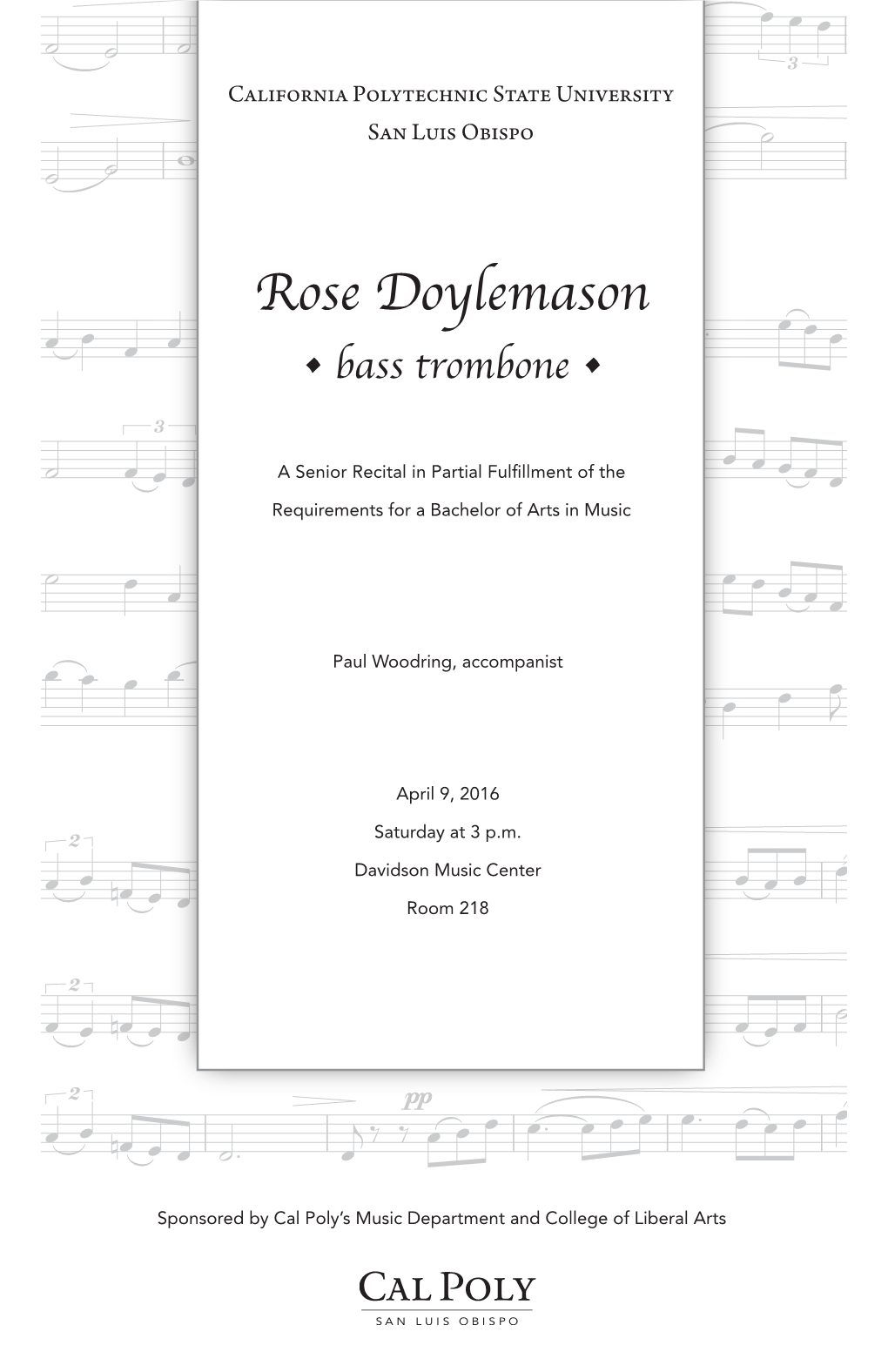 Rose Doylemason • Bass Trombone •